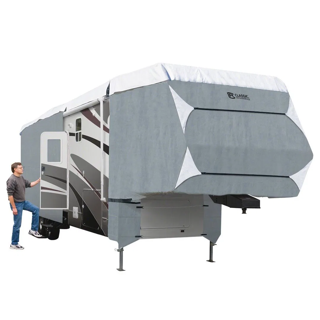 80-300-203101-RT – CLASSIC ACC Travel Trailer Cover, For Fifth Wheel Trailer Fits 41 Foot 1 Inch To 44 Foot Length x ...